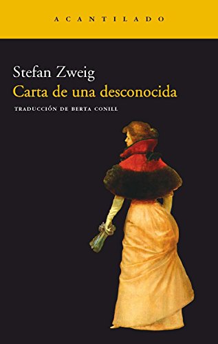 Carta de una desconocida, novela, Stefan Zweig, opinión